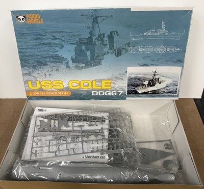 PANDA Models 1/350 DDG-67 USS COLE Guided Missile Destroyer Ship