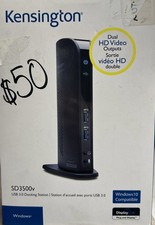 Kensington USB 3.0 Docking Station   Dual HD Video Outputs   MacBook Surface etc