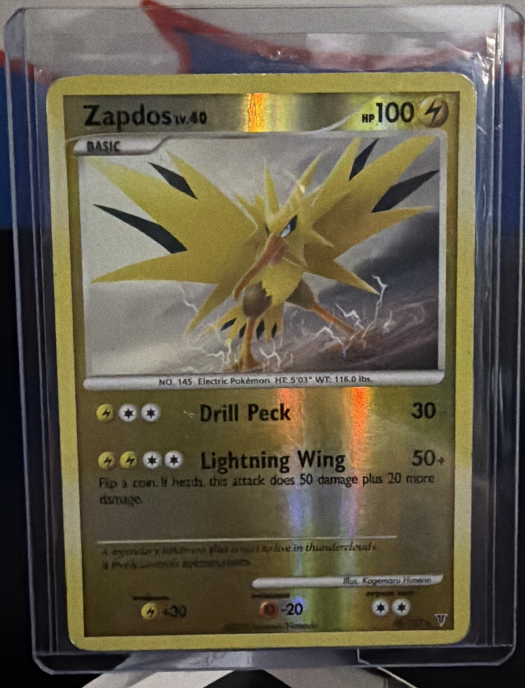 Zapdos 48/147 Supreme Victors Reverse Holo