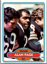1980 Topps #205 Alan Page