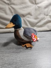 Ty Beanie Baby Jake The Mallard Drake Duck, 1997 1998 Rare Error Tags 463