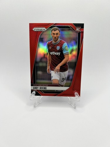 Andy Irving Red /199 RC 2024-25 Panini Prizm Premier League West Ham United