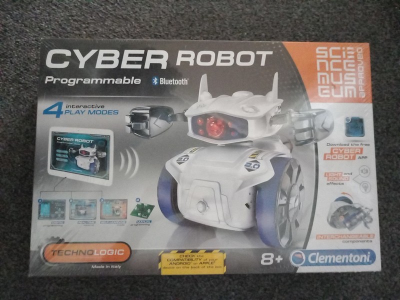 Cyber Robot - Programmable With Bluetooth - S.T.E.M Kit By Clementoni