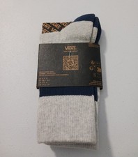NEW WITH TAGS x1 VANS Grey And Blue Signature Sock Shoe Sz. 6.5 -9 