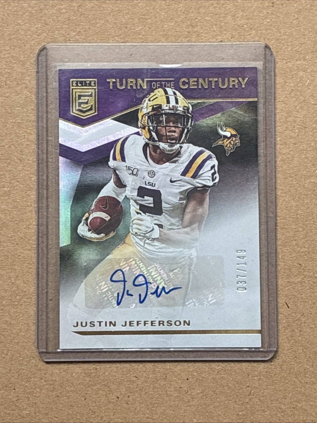 2020 Panini Donruss - Turn of the Century Autographs Justin Jefferson  /149