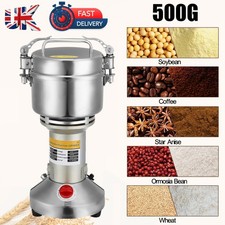 Electric Grain Grinder, Stainless Steel Mill for Grains, Spices & Coffee Beans