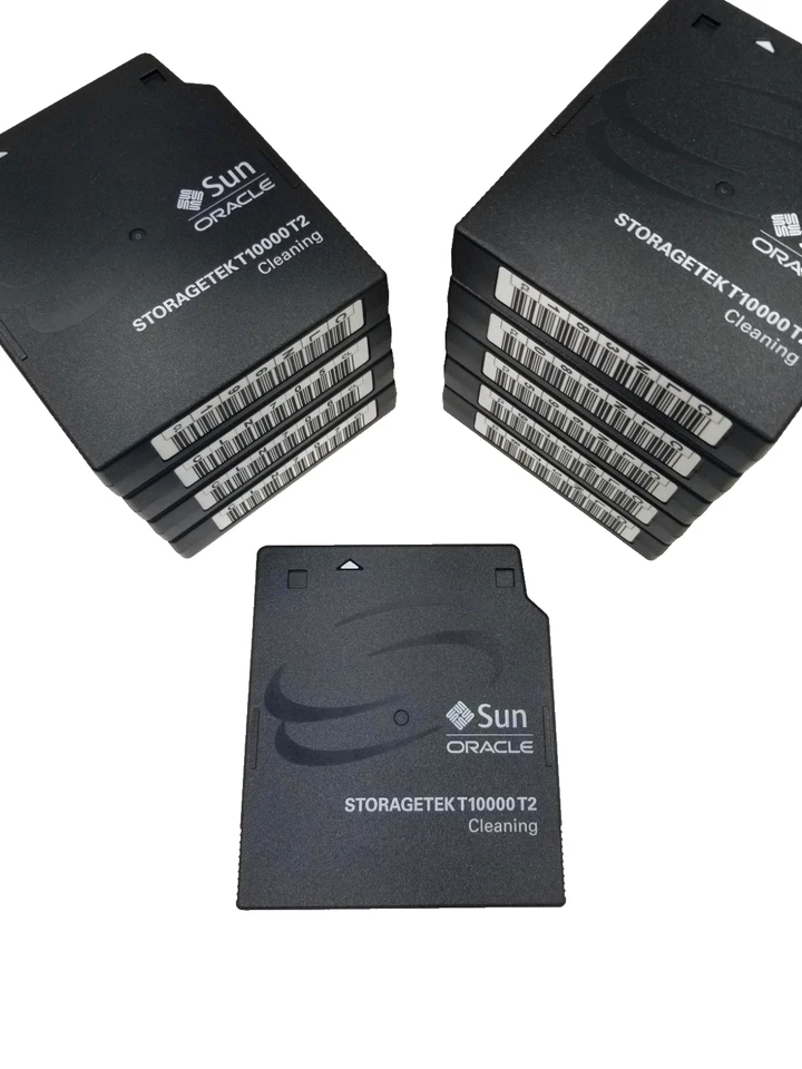 NEW_LOT of 10_ORACLE_ STORAGETEK T10000T2 CLEANING TAPES_BARCODE LABELS APPLIED - Image 4 of 4