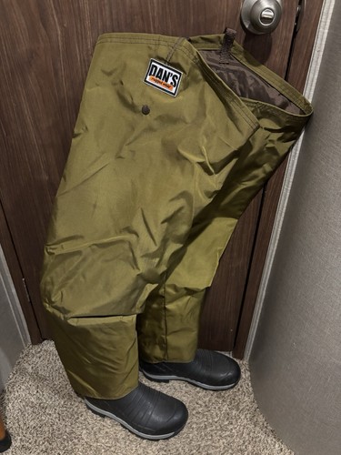 Five Star, Briar Proof Hip Wader with Dan's Frogger Boot Olive Green Size 9 NWOB