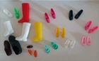 Vintage BARBIE Mattel Doll Shoes Mixed Lot of Colorful Heels Some Unmatched