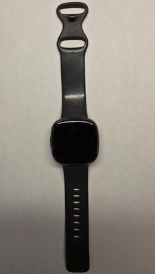 Fitbit Sense 2, gray with men's band, fair condition, w/charging dock