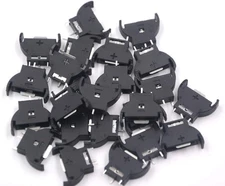 (Pack of 25 CR2032 Battery Holder, Coin Cell Button Socket Holder Case, CR2032 C