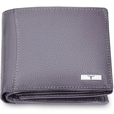 New Men's Genuine Leather Bi-fold Wallet Card Money Holder