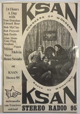 1967 KSAN San Francisco  Radio 95 FM, Tom Donahue , Radio Promo Ad