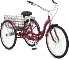 Schwinn S4002 Meridian Adult Tricycle - Black Cherry