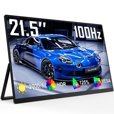 21.5'' 100Hz Portable Monitor 1920x1080 IPS LCD Display Gaming Monitor HDMI USB C