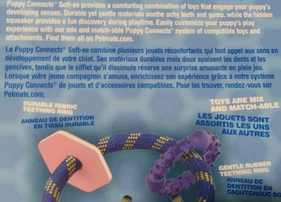 JW Puppy Connects Soft-ee. Juguete para masticar cachorro de dentición Foto 3 de 4