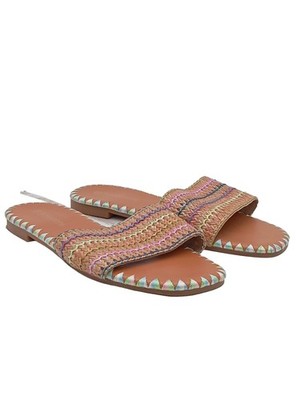 FIORENTINI Komfort-Sandalen Damen Sandalen Gr. DE 36 nude-blassgelb-pink