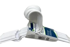 Children s Plastic Hangers 10 Pack Your Zone Brand NEW. white BB