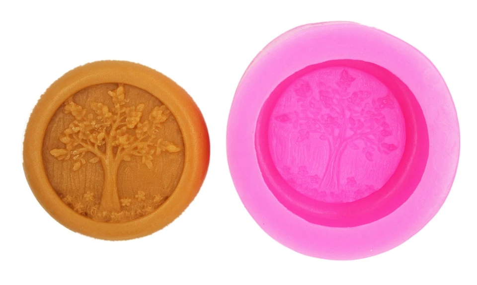 Life Tree Silicone Mold for Soap Making Silicone Molds for Soap Candle Chocol... - Изображение 2 из 4