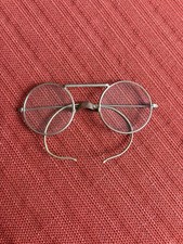 Vintage Metal Round Cesco Safety Glasses Eyeglasses