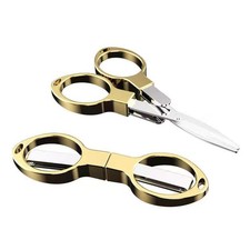 Mini Folding Scissors, Safe Portable Travel Mini Scissors, Stainless Steel Re...