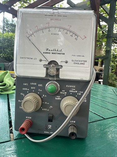 Heathkit Audio WattMeter, sin probar, modelo Daystrom Ltd AW-IU - Imagen 12 de 12