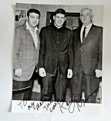 BOXER Referee Randy Neumann signed original amatuer photo RARE Carribbean