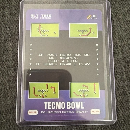 2026 Bo Jackson Battle Arena TECMO BOWL Battlefoil BPL22 Alt Toss
