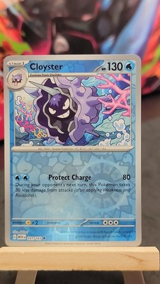 Cloyster 091/165 Reverse Holo MEW SV: Scarlet & Violet 151 Uncommon NM-MP