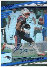 2022 Panini Prestige Xtra Points Blue Kendrick Bourne Autograph Card #202 /25