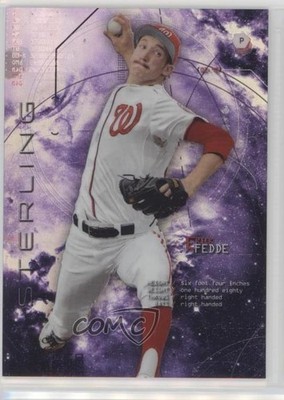 2014 Bowman Sterling Prospects Purple Refractor 34/50 Erick Fedde #BSP-37 i5q