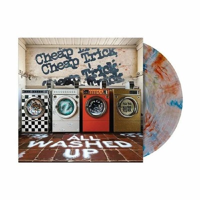 CHEAP TRICK All Washed Up - LP / Clear Orange & Blue Marble Vinyl (2025)