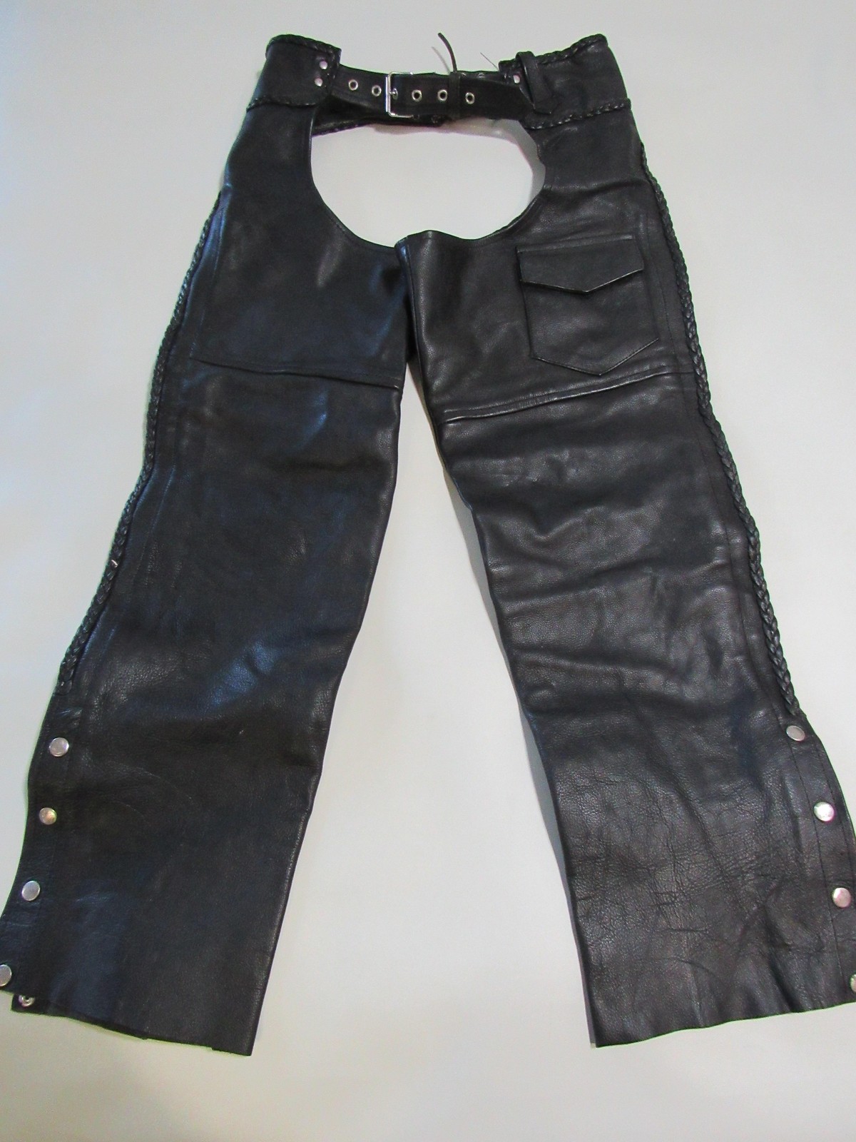 Bikers' Leather Stuff Pants Womens Small Black Motorcycle Ch