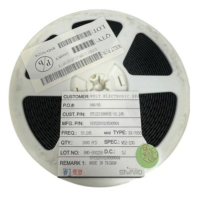 SX-7050 Welt SMD Crystal Oscillator Clock Unit 10.245Mhz [Qtyx1000]