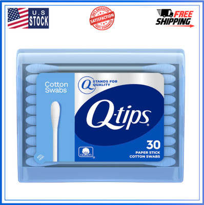 Q-tips Swabs Travel Pack, 30 Count, Pack of 1 Blue