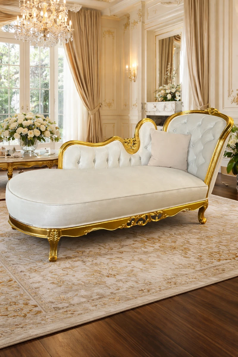 White Antique Chaises for sale | eBay