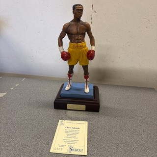 Chris Eubank Figurine Art Of Sport By Sheercast Ltd With Coa #125