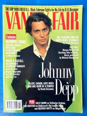 Vanity Fair Februar 1997 Johnny Depp Cover Vintage Magazin 90s Iconic Issue