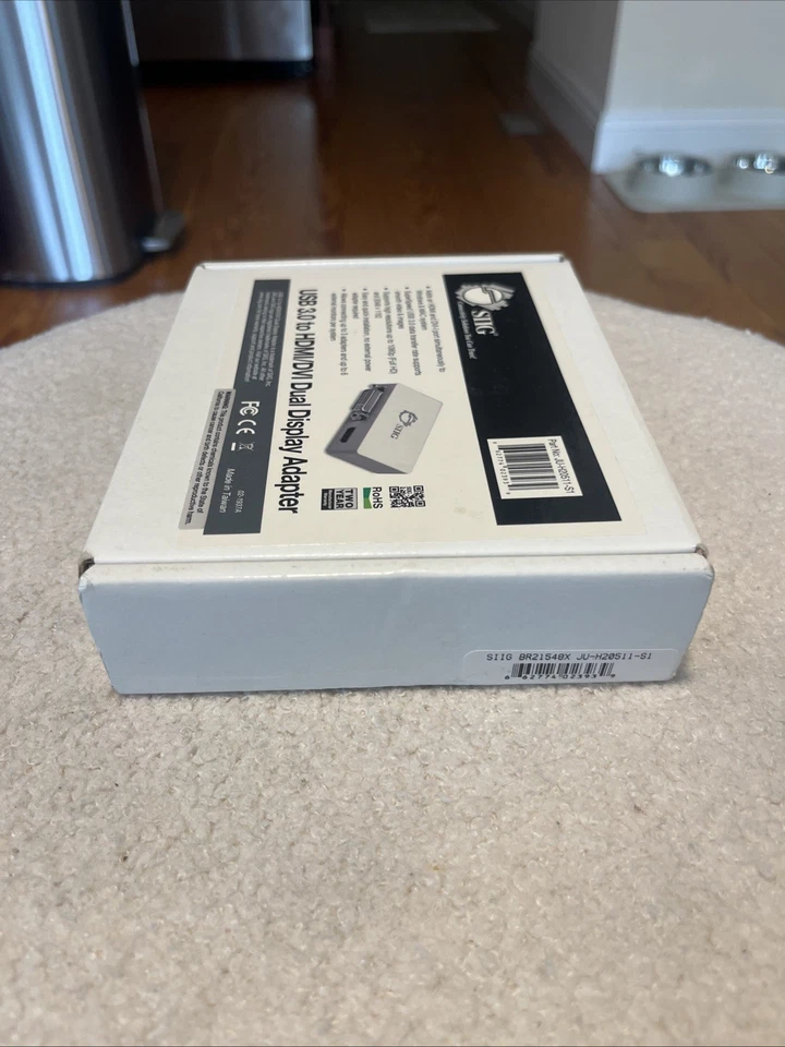 SIIG USB 3.0 to HDMI + DVI Simultaneous Dual Display Adapter For Mac and Windows - Image 4 of 4