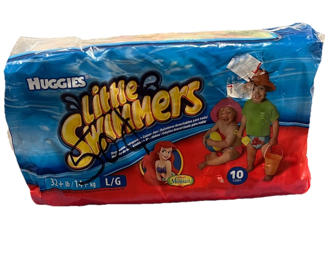 VTG Pack Disney’s The Little Mermaid Little Swimmers Baby Swim Diapers SZ Large