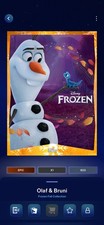 OLAF & BRUNI 2025 DISNEY TOPPS COLLECT FROZEN FALL COLLECTION EPIC DIGITAL CARD!