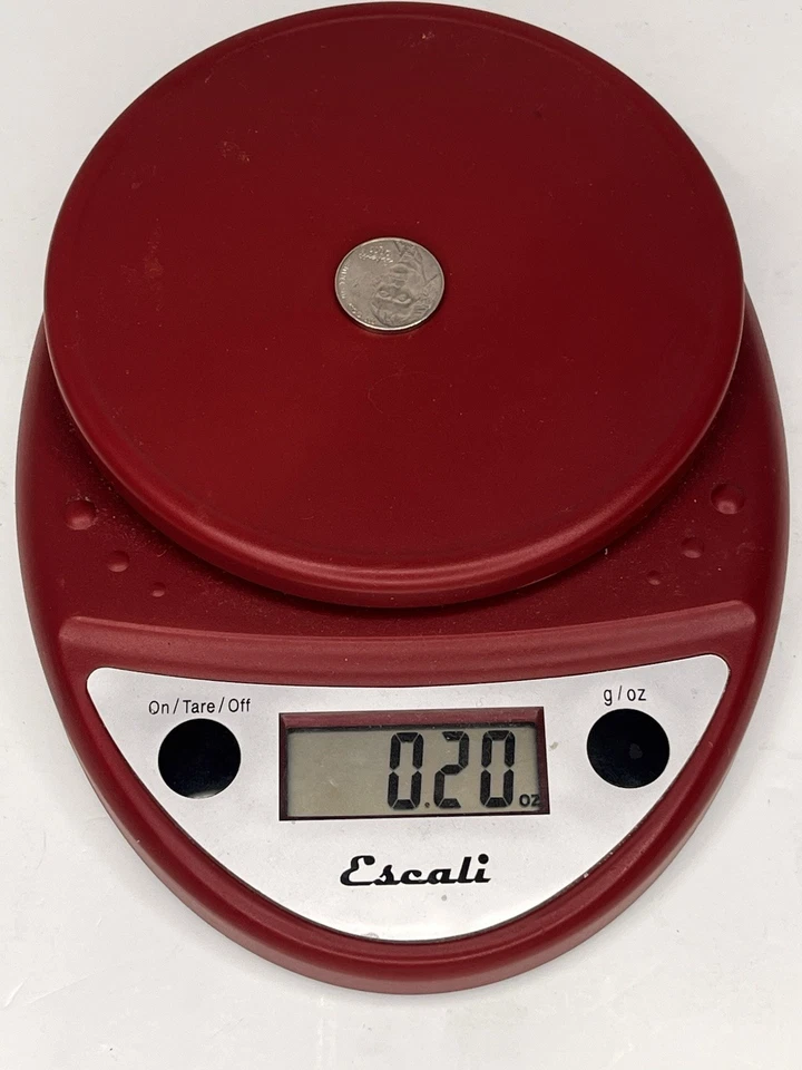 Báscula digital de alimentos Escali Primo - rojo cálido P115WR Foto 2 de 4