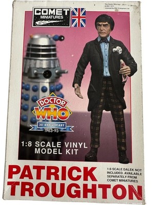 Vintage Dr Who 30th Anni 2nd Doctor Patrick Troughton Scale Vinyl Model Kit