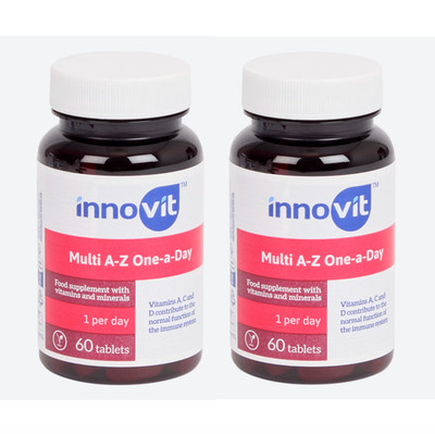 120x Innovit Multi A-Z Vitamine 2x 60 Stk Doppelpack   4 Monate Vorrat   NEU