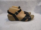 Women's, Dansko, Black Leather Sandals, Shoes, Size, 42, or 11.5 to 12