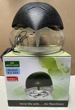 Water-Based Purifier Air Washer,Air Revitalizer,Freshener, colorful lights,Black