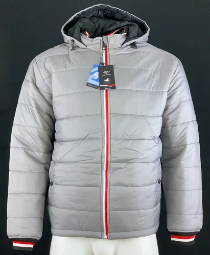 Men’s Winter Polyester Puffer Lightweight Jackets Unbranded - Gray - S image 9
