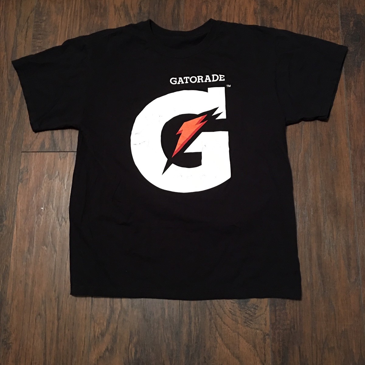 Gatorade Sports Drink G2 Logo Black T-Shirt No Tags Fits Like a