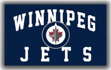 Winnipeg Hockey Team Memorable Flag 90x150cm 3x5ft Jets Fan Good Souvenir Banner