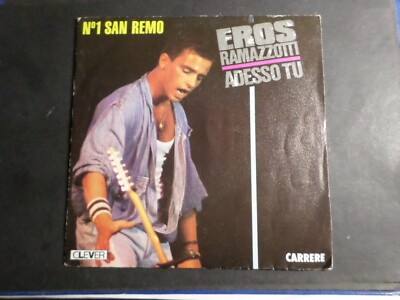 Ramazzotti, 45 Tours, Adesso Tu, Vinyl 7'', Vintage